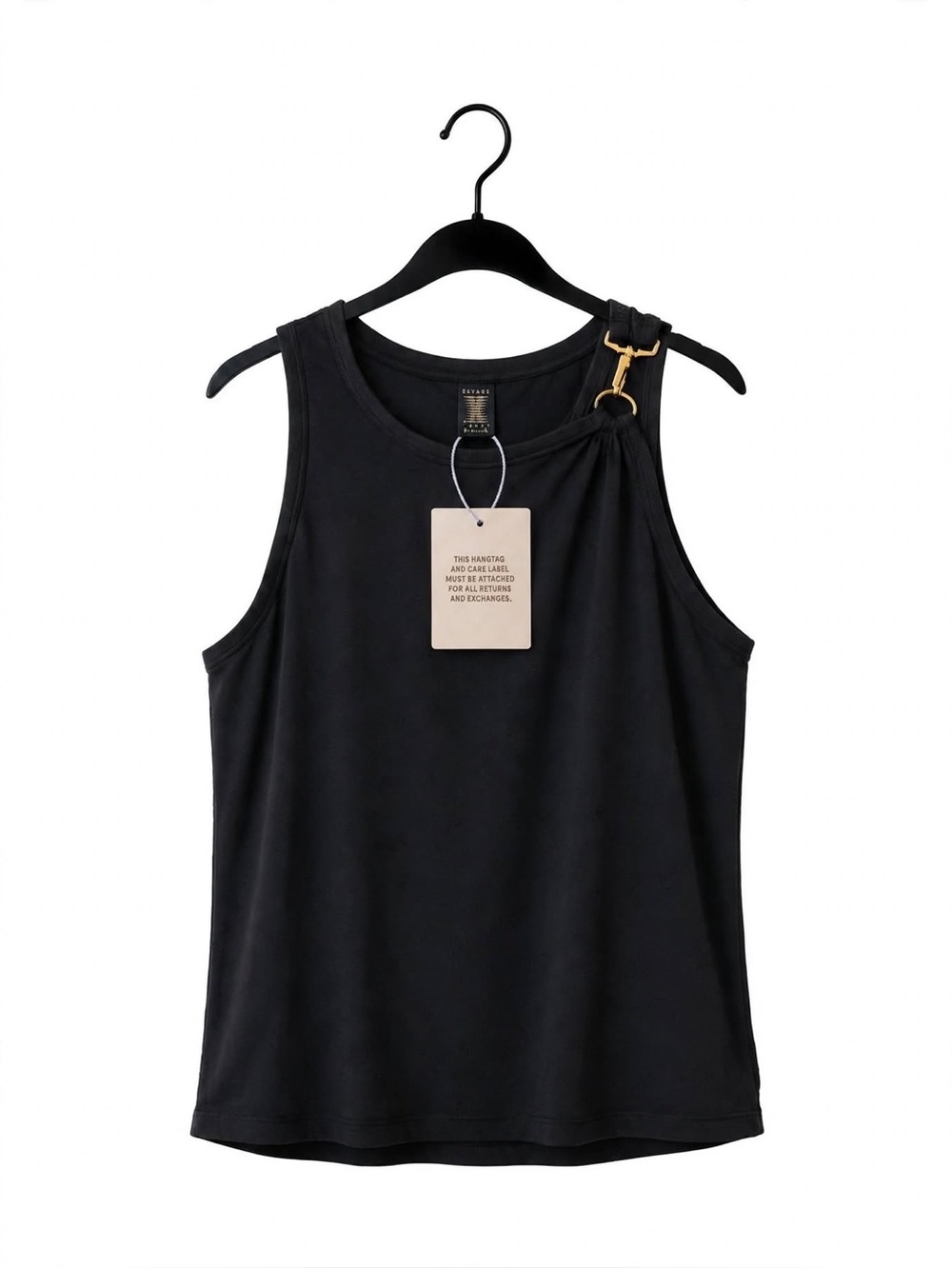 Savage X Fenty by Rihanna Tank Top Negro XXL NWT - Gold Hardware